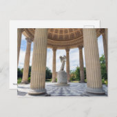 Statue von Cupidon, Tempel der Liebe in Versailles Postkarte (Vorne/Hinten)
