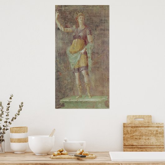 Statue von Diana, von Pompeji, c.50-59 Poster (Küche)