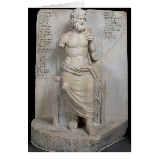 Statue von Euripides (Vorne)