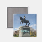 Statue von George Washington Magnet (Vorderseite/Rückseite)