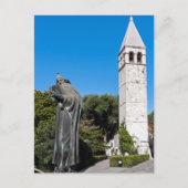 Statue von Gregory von Nin in Split - Dalmatien, K Postkarte (Vorderseite)