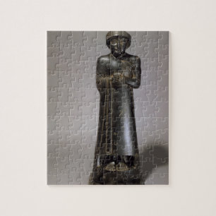 Statue von Gudea, Prinz von Lagash, Neo-Sumerisch, Puzzle