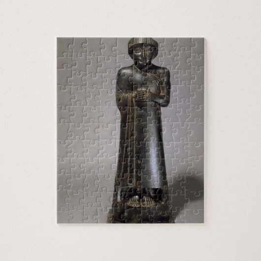 Statue von Gudea, Prinz von Lagash, Neo-Sumerisch, Puzzle (Vertikal)