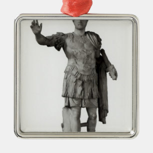 Statue von Hadrian (Marmor Silbernes Ornament