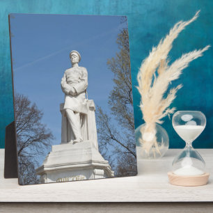 Statue von Helmuth von Moltke in Berlin Fotoplatte