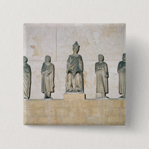 Statue von Henry VII, heiliger römischer Kaiser Button