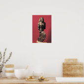 Statue von Iahmes Saneith Poster (Küche)