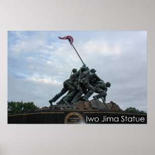 Statue von Iwojima-Plakat Poster