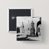 Statue von Johann Sebastian Bach Button (Vorne & Hinten)