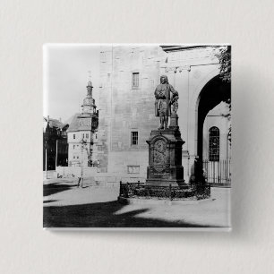 Statue von Johann Sebastian Bach Button