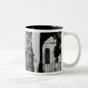 Statue von Johann Sebastian Bach Zweifarbige Tasse