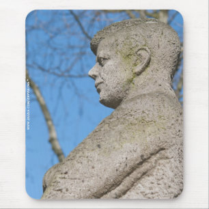 Statue von John F. Kennedy in Bonn Mousepad