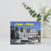 Statue von Jose Marti in Havanna, Kuba Postkarte (Stehend Vorderseite)