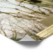 Statue von Julius Cäsar Poster (Ecke)