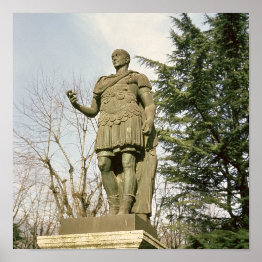 Statue von Julius Cäsar Poster (Vorne)