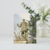 Statue von Julius Cäsar Postkarte (Stehend Vorderseite)