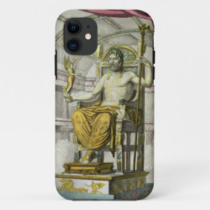 Statue von Jupiter in einem Tempel, von 'Costumi iPhone 11 Hülle