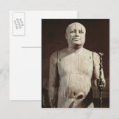 Statue von Ka-Aper Postkarte (Vorne/Hinten)