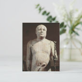 Statue von Ka-Aper Postkarte (Stehend Vorderseite)