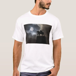 Statue von König Kralja Tomislava als Silhouette T-Shirt