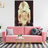 Statue von Königin Makare Hatshepsut Leinwanddruck (Insitu (Wohnzimmer))