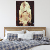 Statue von Königin Makare Hatshepsut Leinwanddruck (Insitu (Schlafzimmer))