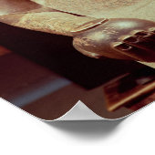 Statue von Königin Makare Hatshepsut Poster (Ecke)