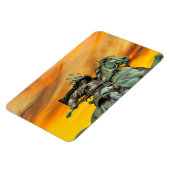 Statue von Kusunoki Masashige, Japan Magnet (Linke Seite)