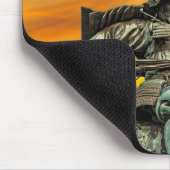 Statue von Kusunoki Masashige, Japan Mousepad (Ecke)