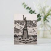 Statue von Liberty in New York Harbor Postkarte (Stehend Vorderseite)