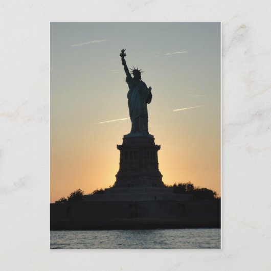 Statue von Liberty Profile - ReasonerStore Postkarte (Vorderseite)