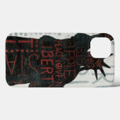Statue von Liberty Silhouette Case-Mate iPhone Hülle (Rückseite (Horizontal))
