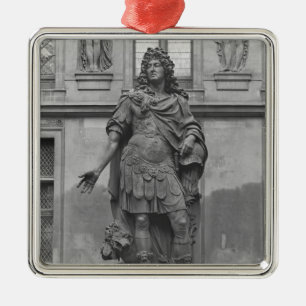 Statue von Louis XIV Ornament Aus Metall
