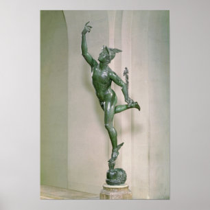 Statue von Mercury Poster