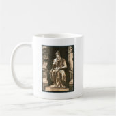 Statue von Michael Angelo, "Der sitzende Moses", R Kaffeetasse (Links)