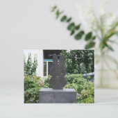 Statue von Miffy Postkarte (Stehend Vorderseite)