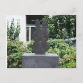 Statue von Miffy Postkarte (Vorderseite)