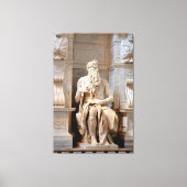 Statue von Moses biblische Canvas Print Picture 1 Leinwanddruck (Vorderseite)