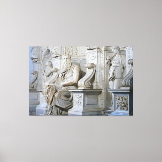 Statue von Moses biblische Canvas Print Picture 2 Leinwanddruck (Vorderseite)
