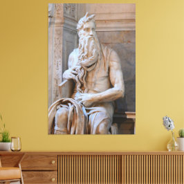 Statue von Moses biblische Canvas Print Picture 4 Leinwanddruck