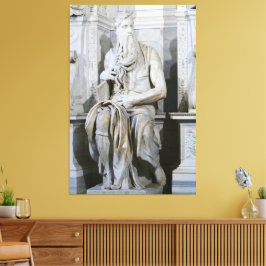 Statue von Moses biblische Canvas Print Picture 6 Leinwanddruck