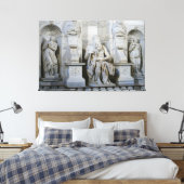 Statue von Moses biblische Canvas Print Picture 7 Leinwanddruck (Insitu (Schlafzimmer))