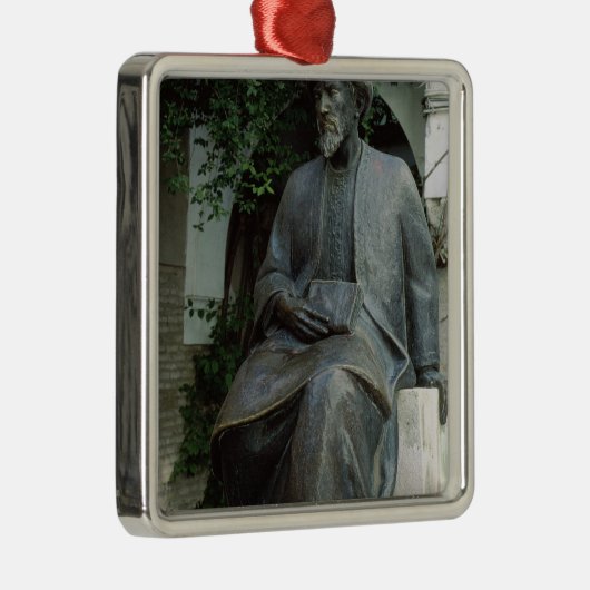 Statue von Mosese Maimonides Ornament Aus Metall (Rechts)