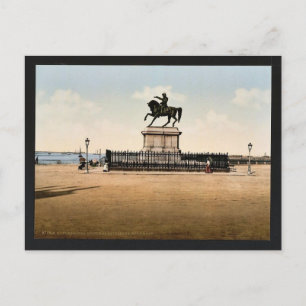 Statue von Napoleon I., Cherbourg, Frankreich klas Postkarte