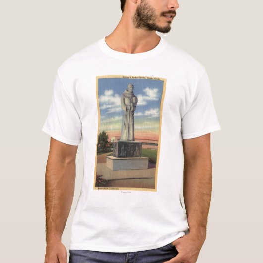 Statue von Padre Garces in Garces Kreis T-Shirt (Vorderseite)