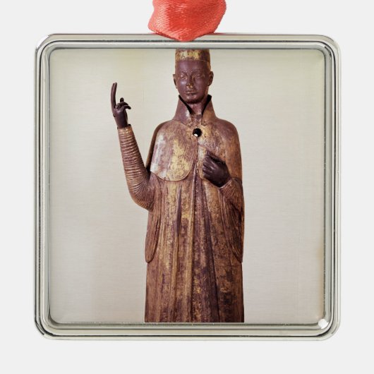 Statue von Papst Boniface VIII 1301 Silbernes Ornament (Vorne)