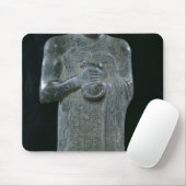 Statue von Prinzen Gudea, c.2150 BC Mousepad (Mit Mouse)
