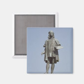 Statue von Raphael Sanzio von Urbino, 1897 Magnet (Vorderseite/Rückseite)