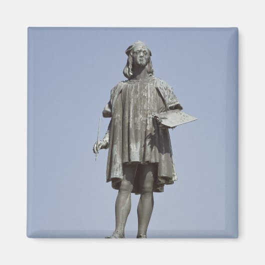 Statue von Raphael Sanzio von Urbino, 1897 Magnet (Vorne)