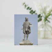 Statue von Raphael Sanzio von Urbino, 1897 Postkarte (Stehend Vorderseite)